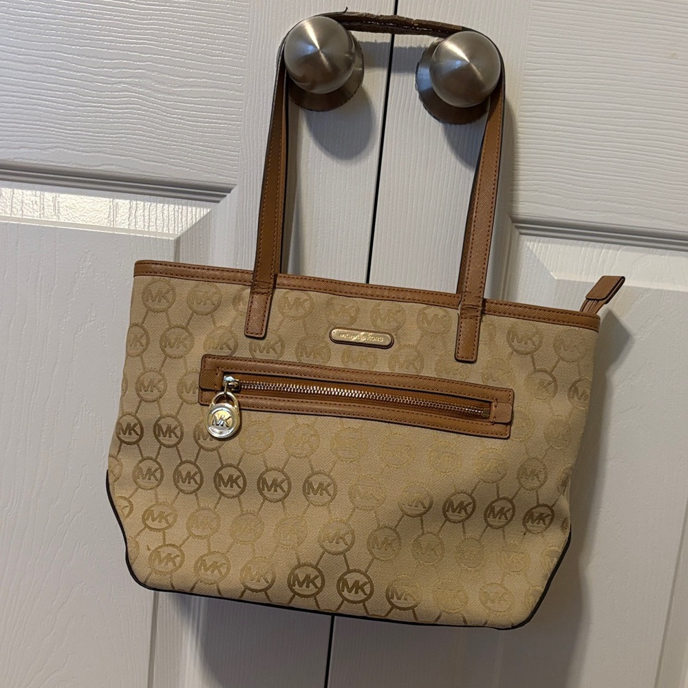 Michael Kors Brown Logo Tote